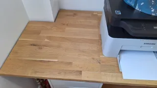 Escritorio Roble + 3 Módulos ALEX IKEA