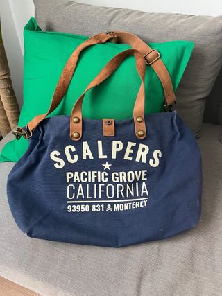 Bolso Scalpers Azul y Marrón