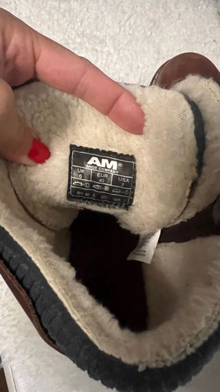 Botas de cuero marrones talla 40