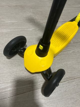 Patinete infantil 3 ruedas amarillo