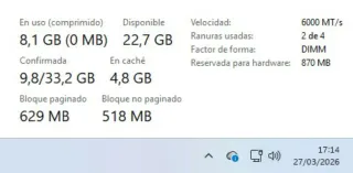 RAM Corsair Vengeance DDR5 32GB (2x16GB) 6000MHz