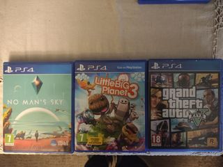Pack Juegos PS4: No Man's Sky, LBP3, GTAV