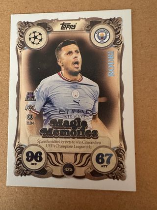 Carta Topps Magic Memories Rodri 96 DEF