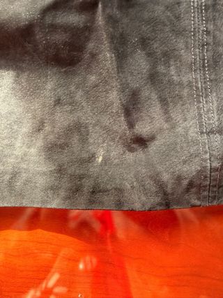 Falda Zara Ante Negra Talla L