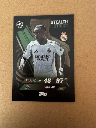 Carta Topps Vini Jr. Stealth Strike