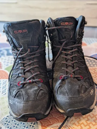 Botas de senderismo CMP Gore-Tex Negras/Rojas