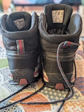 Botas de senderismo CMP Gore-Tex Negras/Rojas