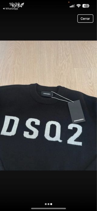 Jersey DSQUARED2 Negro unisex