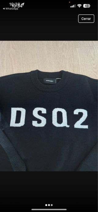 Jersey DSQUARED2 Negro unisex