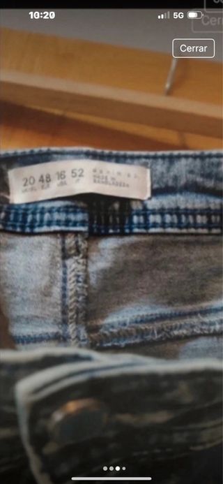 Pantalón vaquero mujer T48 Primark