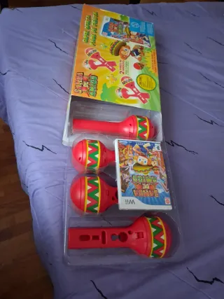 Pack Fiesta Samba de Amigo Wii + Maracas