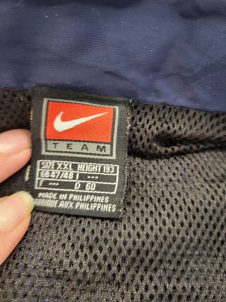 Cortavientos Nike Team Navy XXL con Capucha