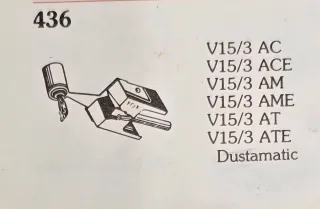 Aguja Tocadiscos Pickering 436 DST-W