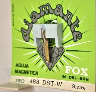 Aguja Tocadiscos Pickering FOX 436/483/484 DST-W