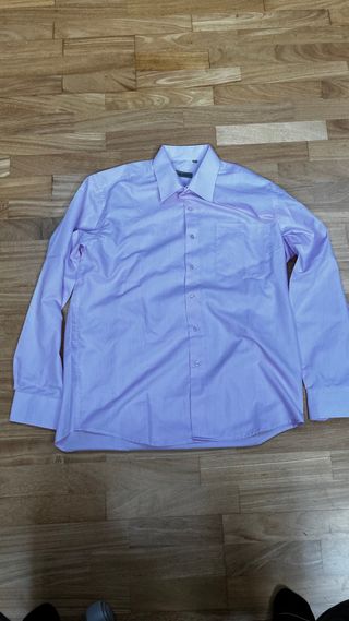 Camicia uomo lilla 100 cotone taglia L