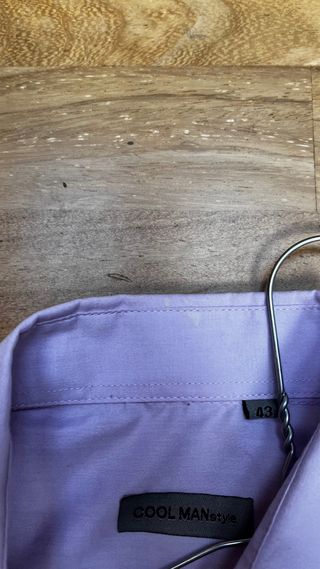 Camicia uomo lilla 100 cotone taglia L