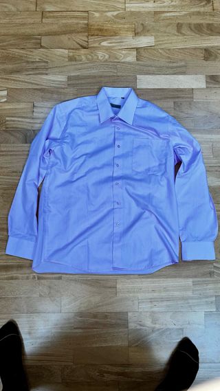 Camicia uomo lilla 100 cotone taglia L