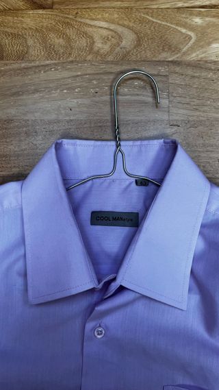 Camicia uomo lilla 100 cotone taglia L