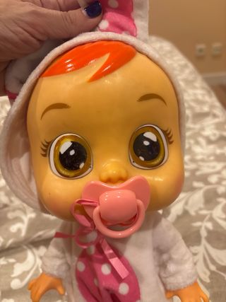 Bebé Llorón con pijama de oso