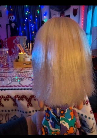 Muñeca Chabel XL con vestido estampado