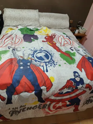 Juego 2 Cortinas, Colcha Nórdica y Funda Almohada