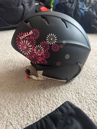 Casco de esquí negro mujer bolle