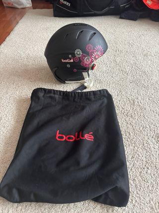 Casco de esquí negro mujer bolle