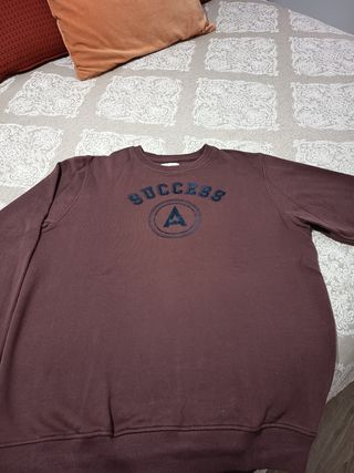 Sudadera Álvaro Moreno Hombre Talla M Marrón