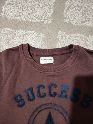Sudadera Álvaro Moreno Hombre Talla M Marrón