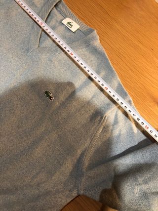 Jersey Lacoste Lana Talla L Azul