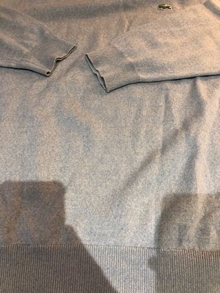 Jersey Lacoste Lana Talla L Azul