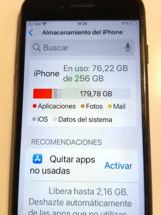 iPhone SE 2022 256GB Batería 100%