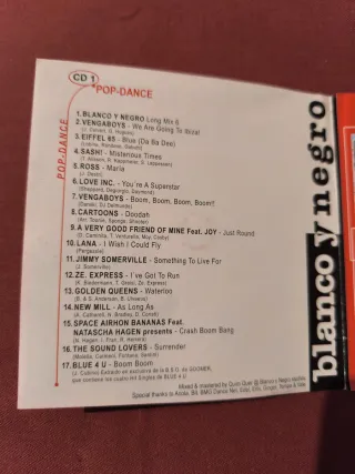 3 CDs Blanco y Negro Mix 6. Recopilatorio