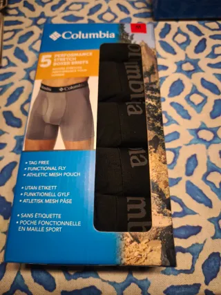 Pack 5 Calzoncillos Bóxer Columbia Talla M