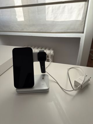 Cargador 3 en 1: Móvil, Reloj y AirPods
