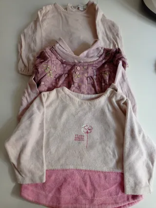 Set 3 maglie bimba 12 mesi