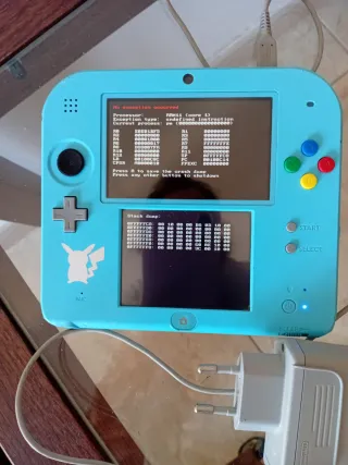 Nintendo 2DS Blu Edizione Pokémon - Da Riparare