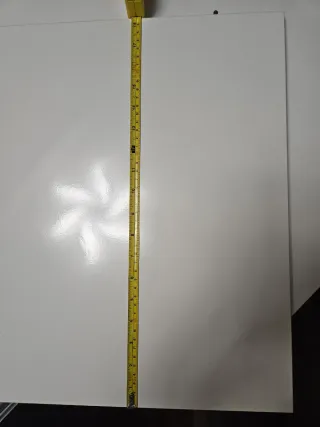 Mesa extraíble blanca