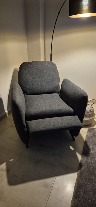 Poltrona relax reclinabile Gunnared grigia