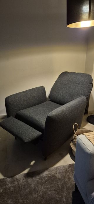 Poltrona relax reclinabile Gunnared grigia