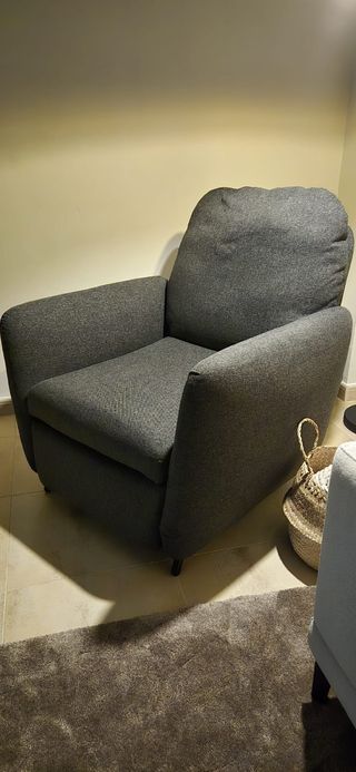 Poltrona relax reclinabile Gunnared grigia