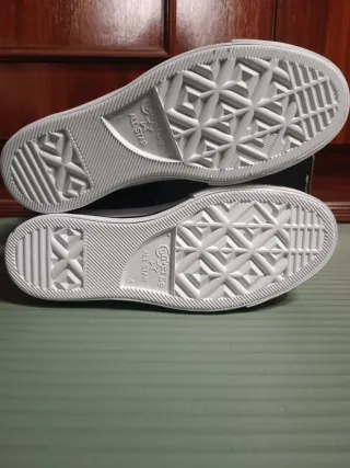 Converse plataforma negras mujer