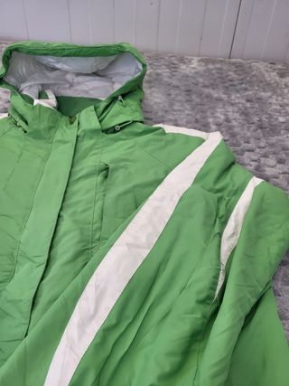 Chaqueta Columbia Impermeable Verde Lima Talla L