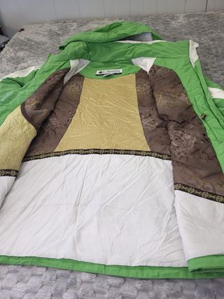 Chaqueta Columbia Impermeable Verde Lima Talla L