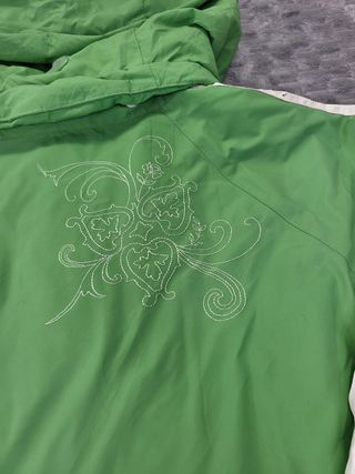 Chaqueta Columbia Impermeable Verde Lima Talla L