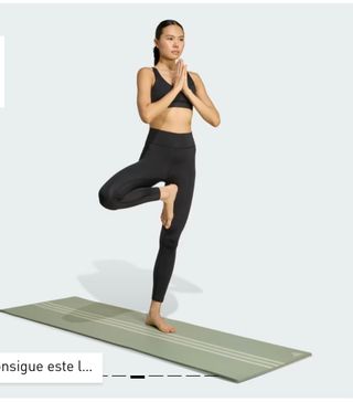 Mallas Adidas Negras Talla M AEROREADY Tiro Alto