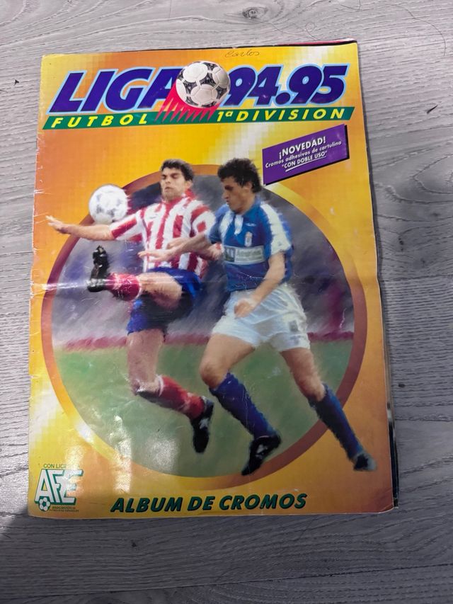 Álbum Cromos Fútbol LIGA 94-95 completo