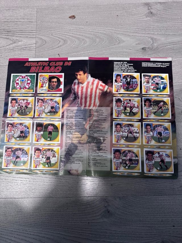 Álbum Cromos Fútbol LIGA 94-95 completo