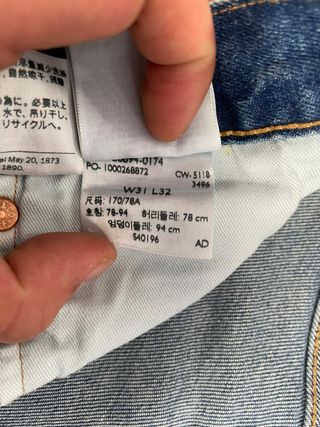 Levi's 501 ST W31 L32 Jeans