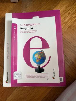 Geografía, 2 Bachillerato